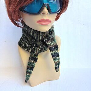 Sophie scarf, Neck scarf small scarf, spring/autumn scarf Knitted Handmade Scarf